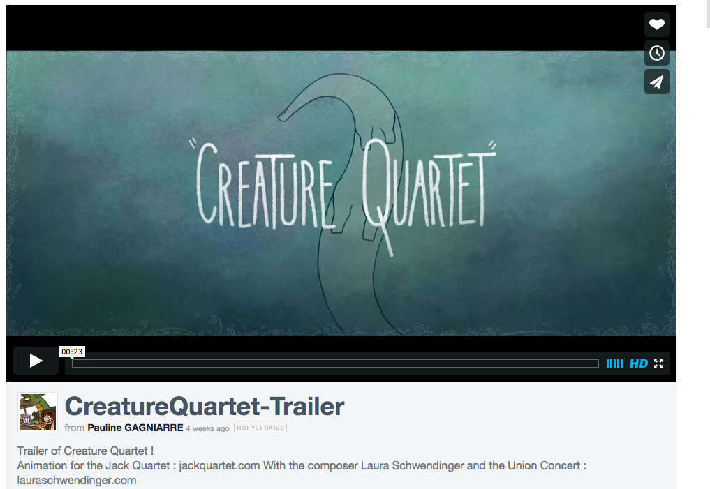 Creature Quartet still 2