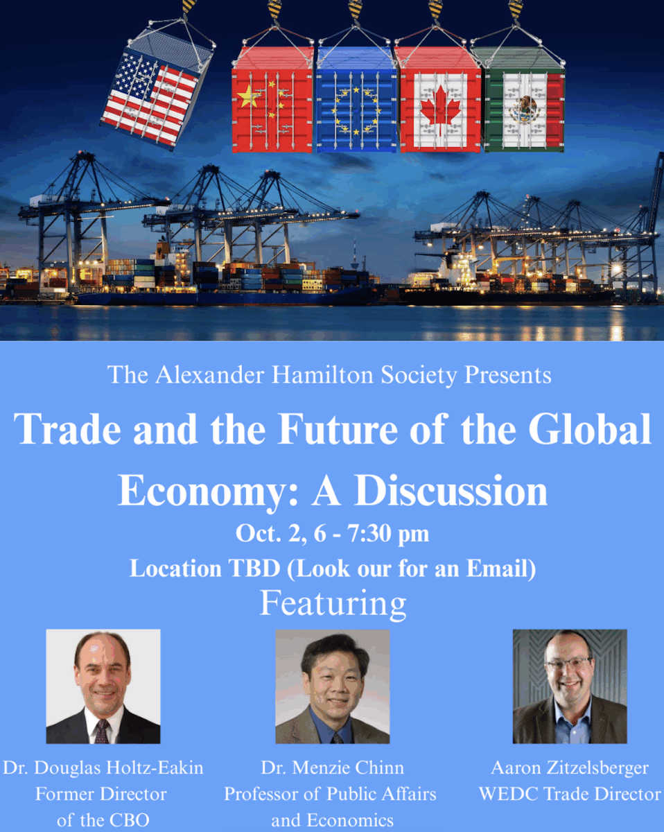 Douglas Holtz-Eakin Discusses Trade and the Future of the Global Economy at UW Madison Douglas Holtz-Eakin Discusses Trade and the Future of the Global Economy at UW Madison